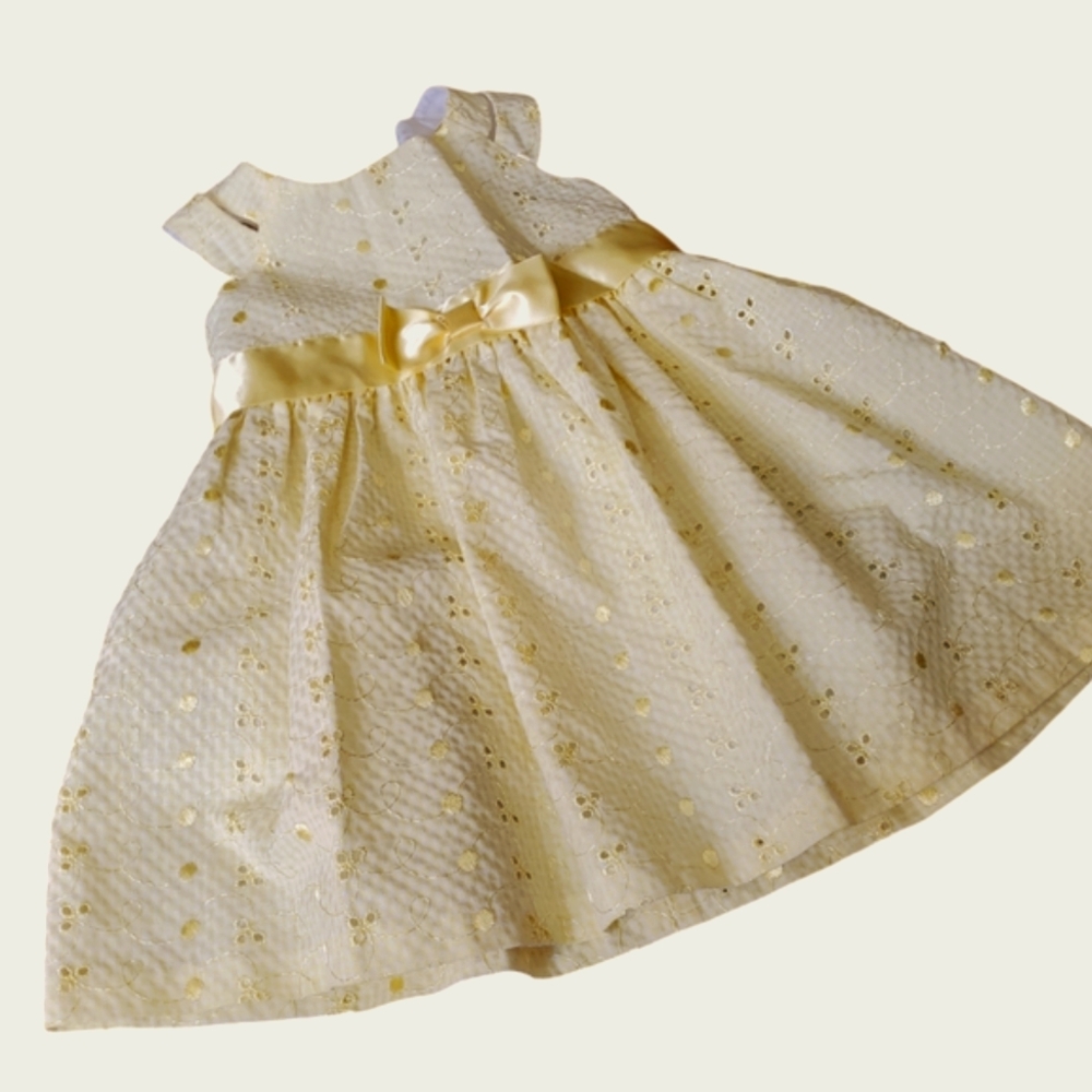 Bonnie Jean Yellow Dress 2T